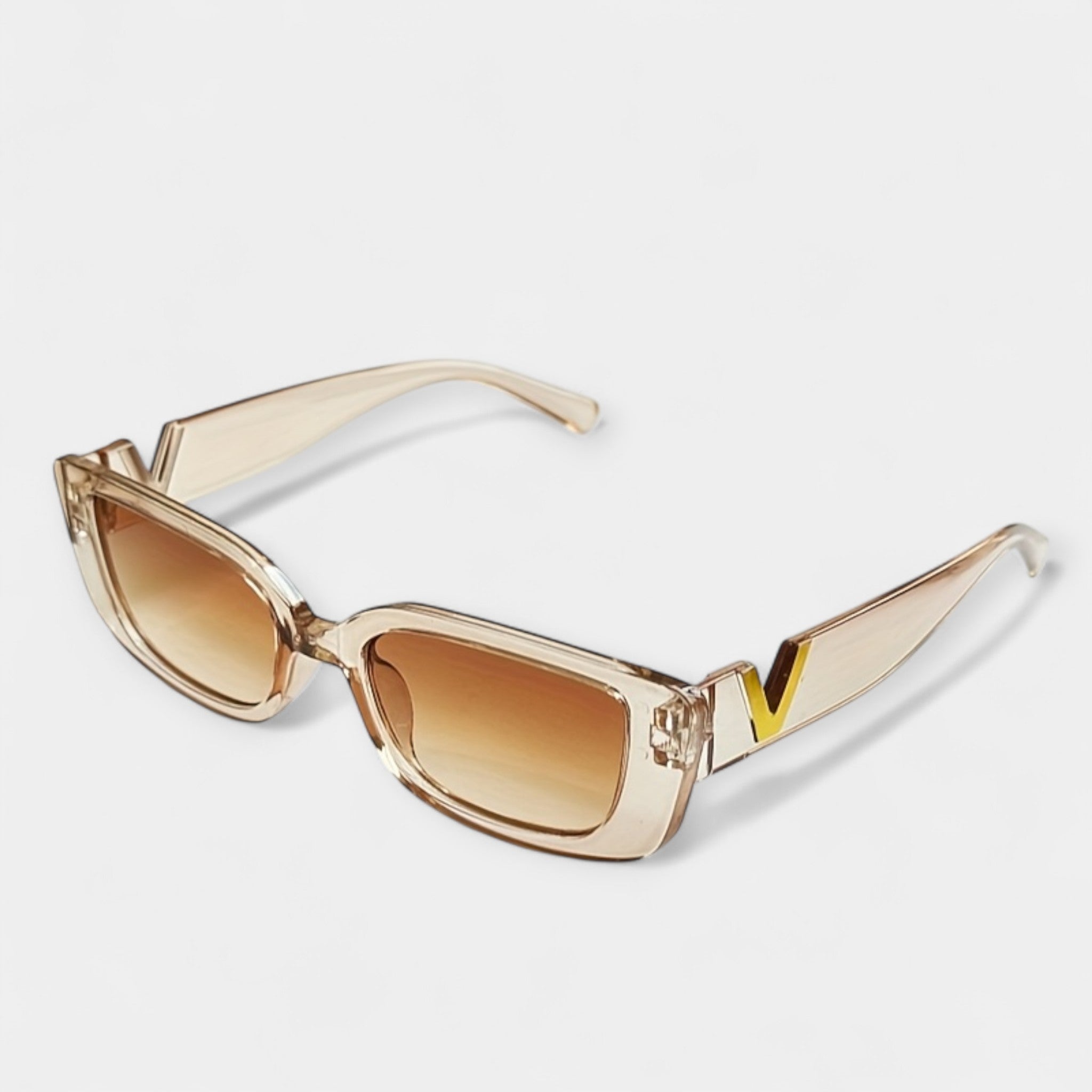 Magdalēna Eleganti Metāla Saules Kvadrātbrilles