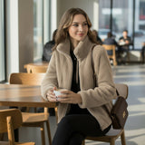 Mila | Luksusa mīkstā jaka ar rāvējslēdzēju